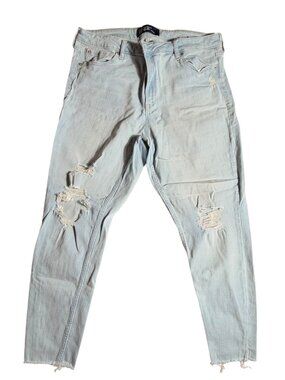 GAP Light-Wash Distressed Jean Leggings, Size 20